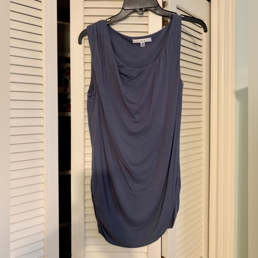 Cabi Style #294 Bluegrey Draped Top